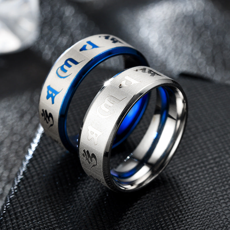 Mantra  Stainless Steel Ring For Men