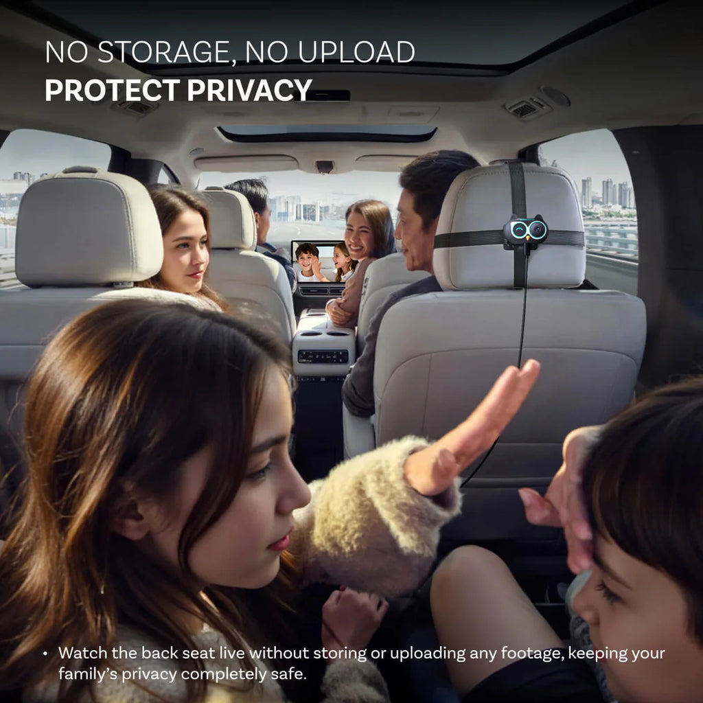OTTOCAST Cabin Care Wireless CarPlay Adapter with 1080P Cabin Camera