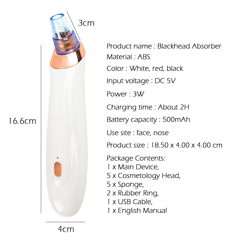 Blackhead+pore cleaner electric machine - Multiverse store