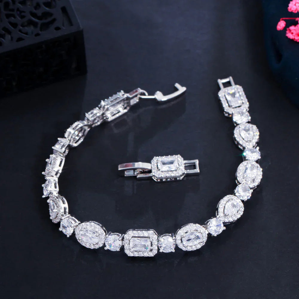 New Mingyuan Fashion Water Drop Zircon Bracelet