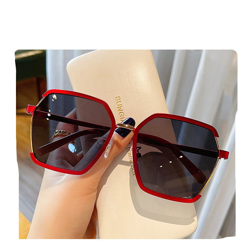 Women’s Vintage Half-Frame +UV Protection Sunglasses