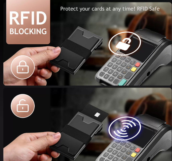 Ultra-thin Strap Card holder