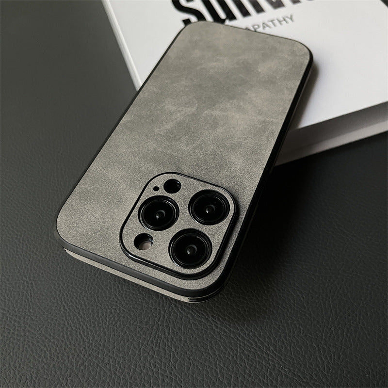 Full-edge Drop-resistant Protective Leather iPhone Case