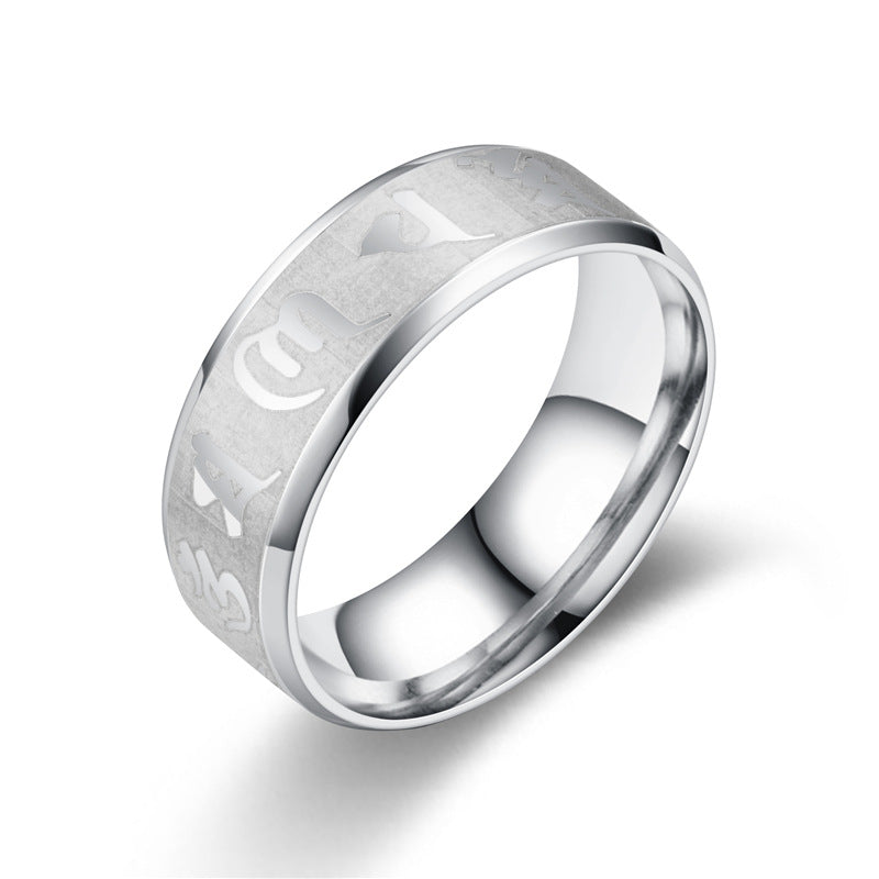 Mantra  Stainless Steel Ring For Men