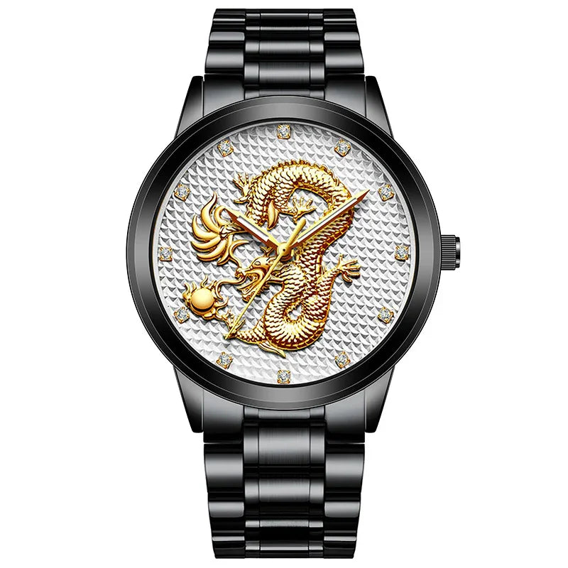 New Golden Dragon Men’s Casual Watch