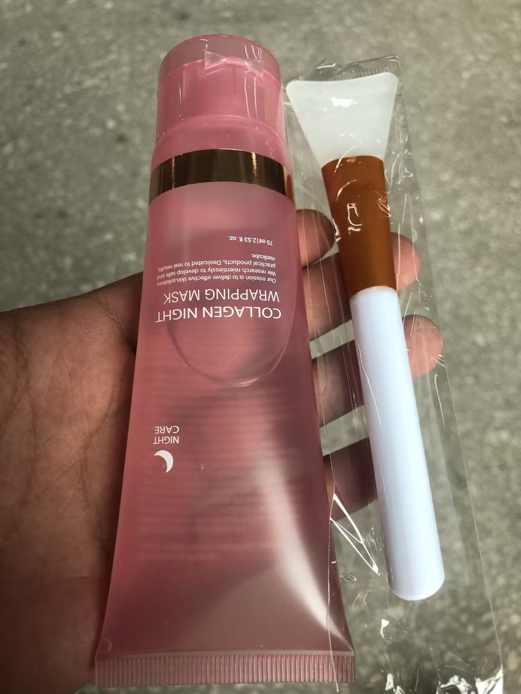 Face Night Mask Collagen Wrapping Mask Natural Elasticity & Hydration