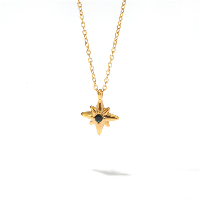 Stylish And Sophisticated Stainless Steel Pendant Necklace