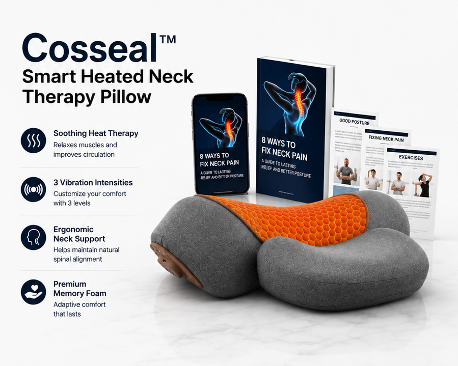 Cosseal™ Heated Neck Therapy Pillow
