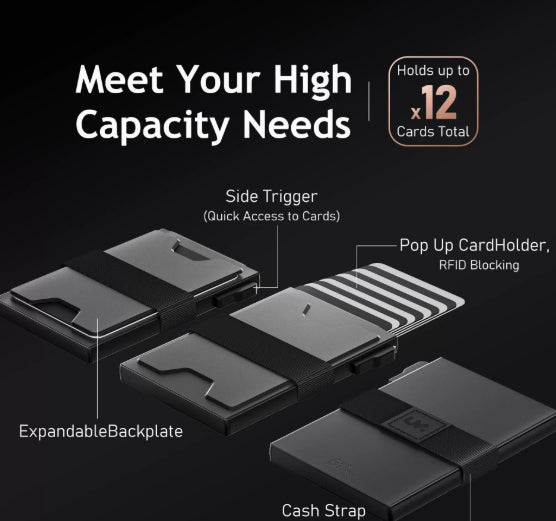 Ultra-thin Strap Card holder