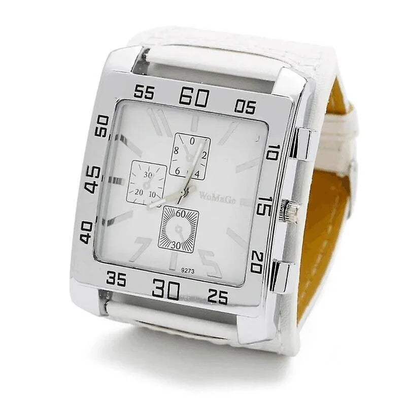 Cool Military-style Watch Square Dial Simulated Three-layer Design