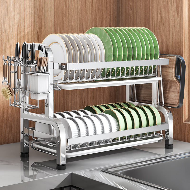 Kitchen Dish And Bowl Stainless Steel Rack