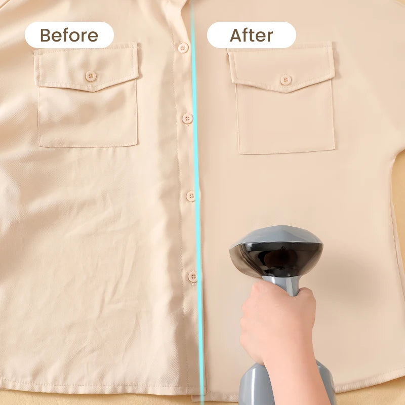 1500W Portable Electric Fabric Steamer, Handheld Garment Ironing Machine