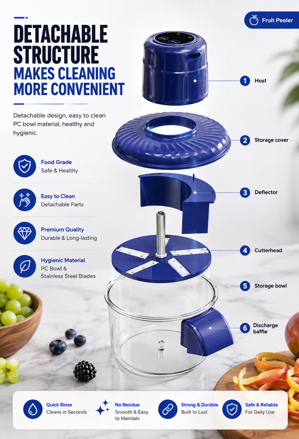 SmartPeel™ Electric Peeler