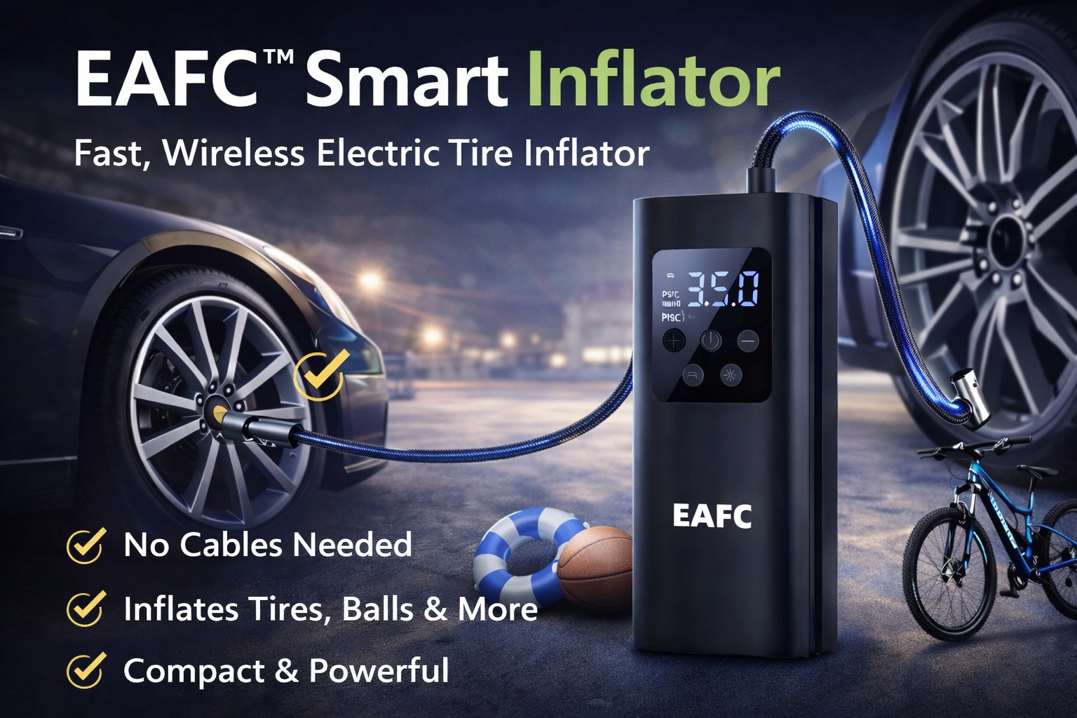 EAFC™ Wireless Tire Inflator