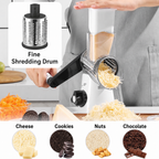 3-in-1 Rotary Vegetable Cutter & Cheese Grater