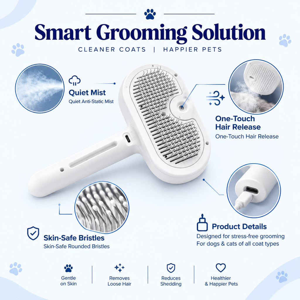 Pet Steam Brush(2 in 1)