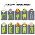 16 IN 1 Multifunctional Vegetable Chopper set