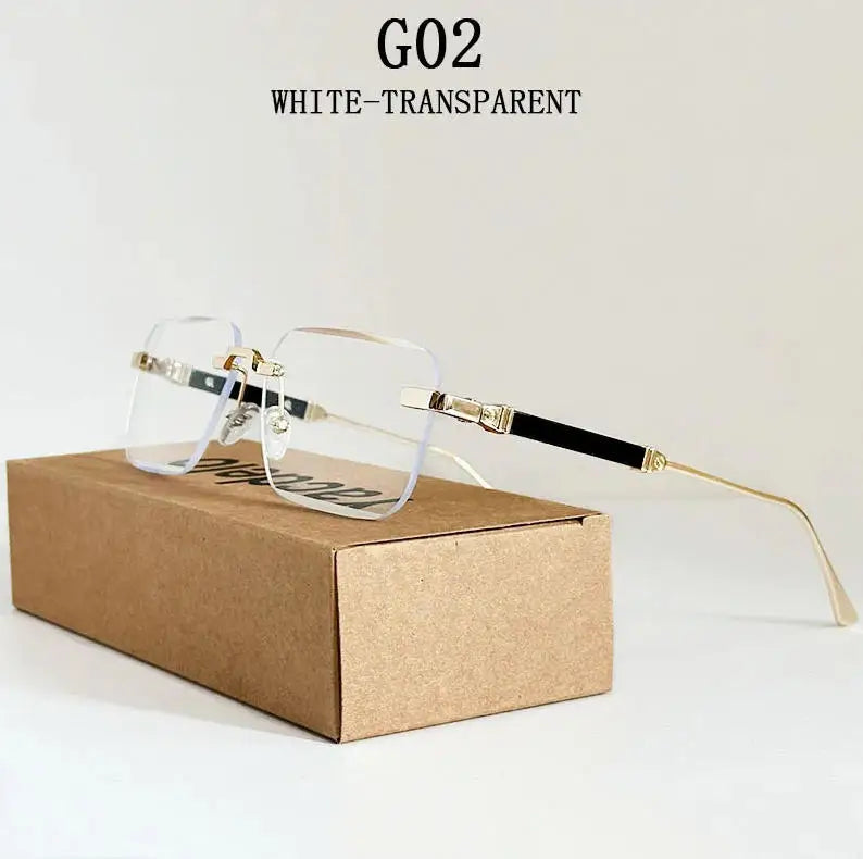 New Square Sunglasses Vintage Designer for Men