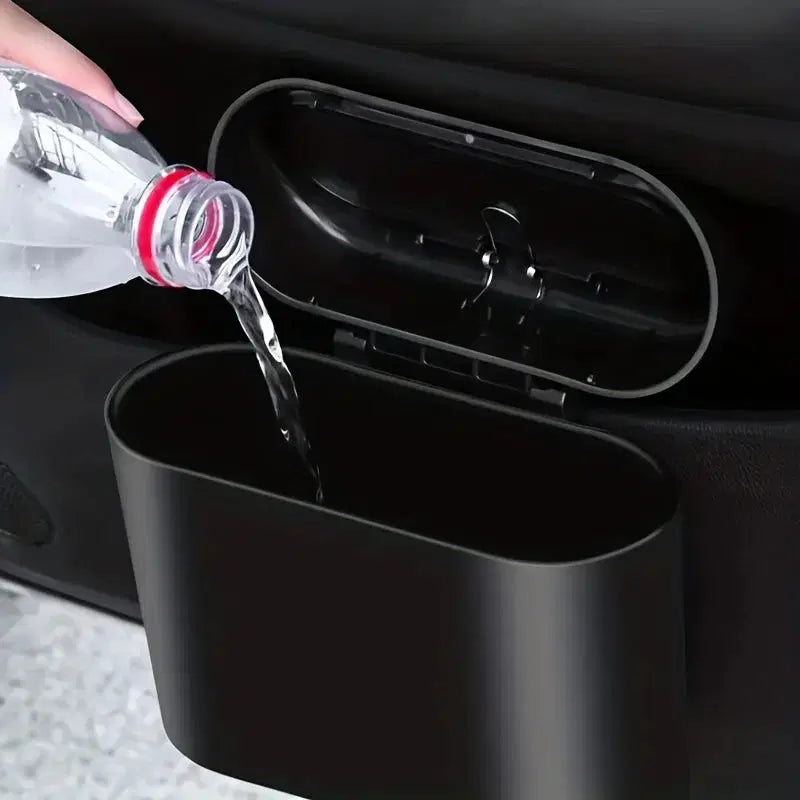 Plastic Portable Car Trash Can Bin