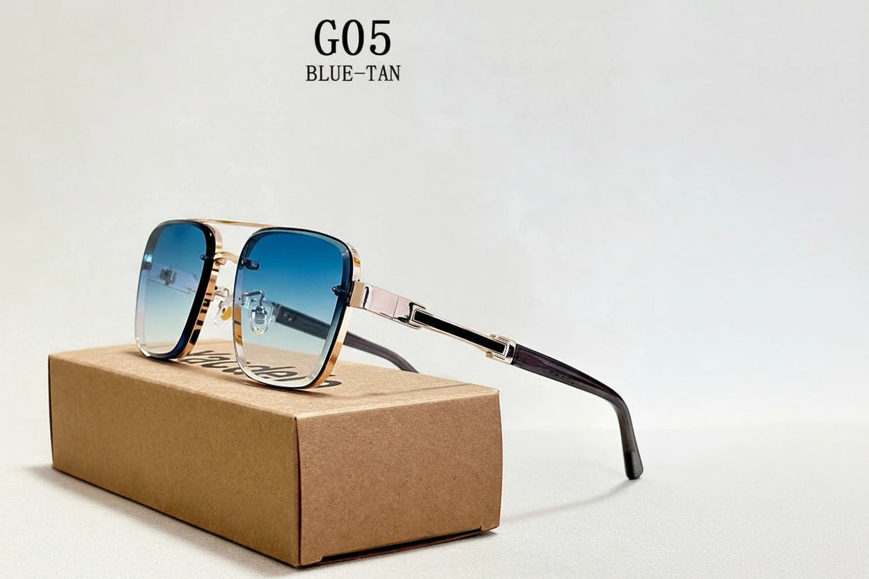 New Luxury  Vintage sunglasses for Men