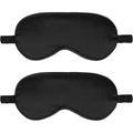 Silk Sleep Mask 2-Pack – Black Light-Blocking Eye Cover