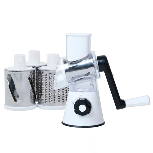 3-in-1 Rotary Vegetable Cutter & Cheese Grater