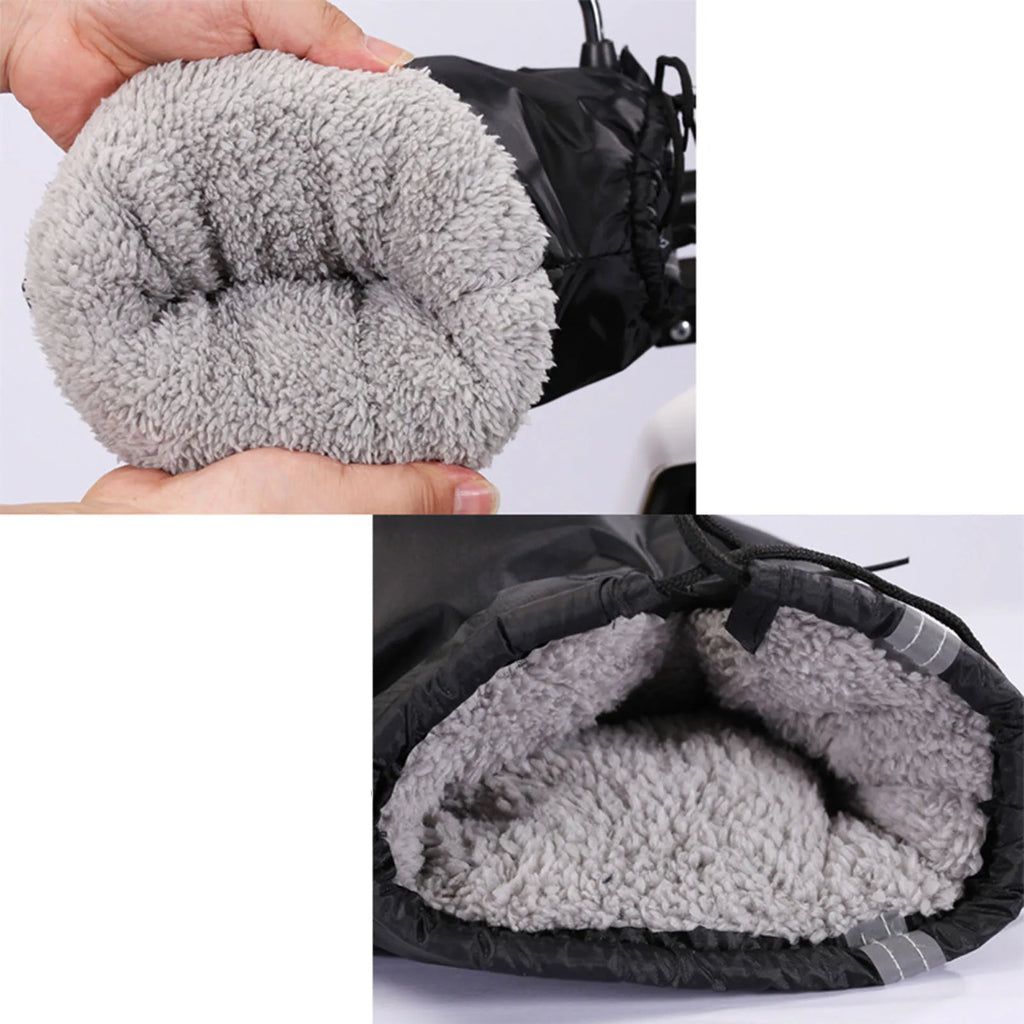 ThermoGrip™ Motorcycle Windproof Handlebar Mittens – Insulated & Waterproof