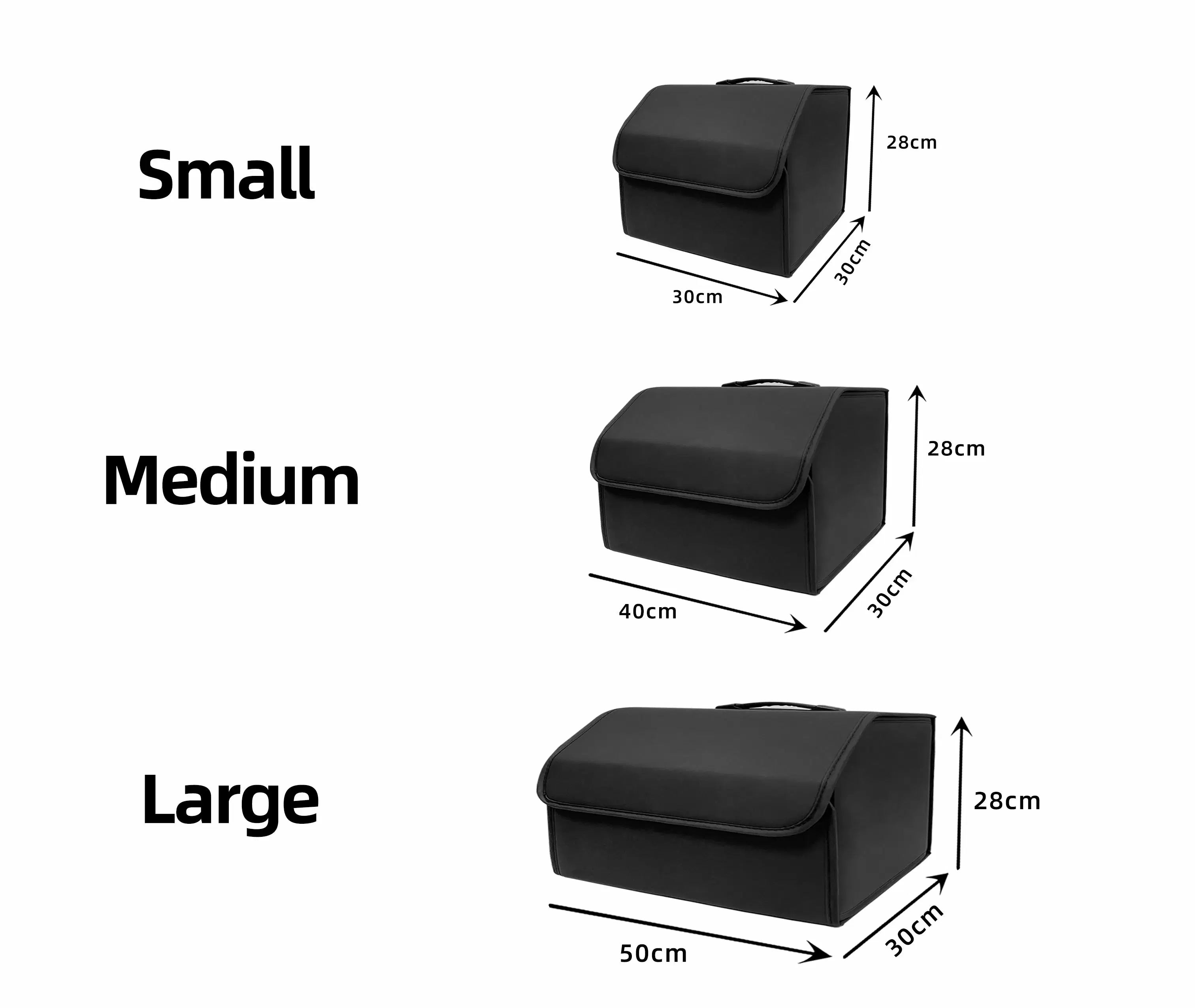 Premium PU Leather Car Trunk Organizer