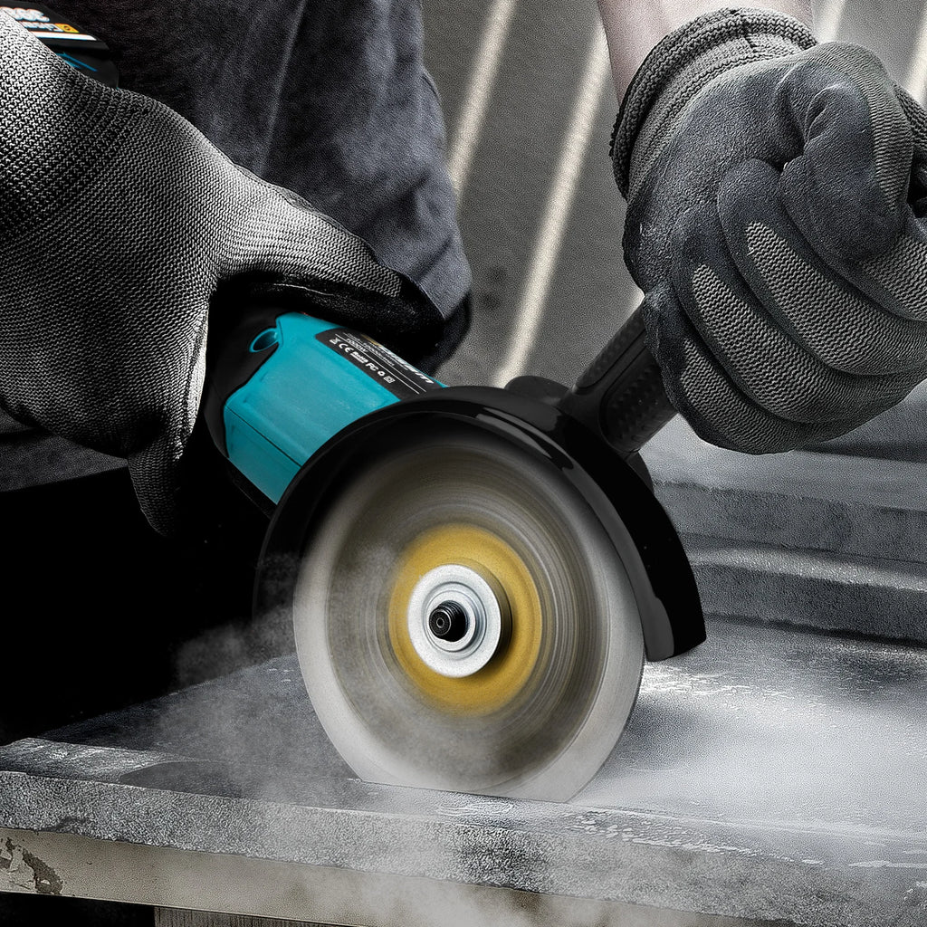 “Gisam 125MM Brushless Angle Grinder - Variable Speed for Makita 18V.”