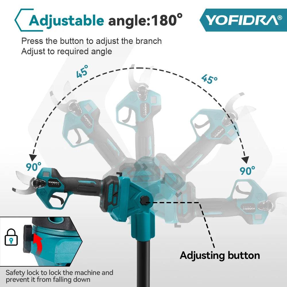 YOFIDRA Brushless Electric Chainsaw 3IN1 High Branch