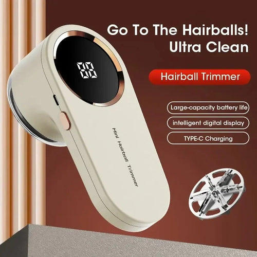 AeroLint™ Pro Electric Lint Remover | Digital Display Debobbler & Fabric Shave