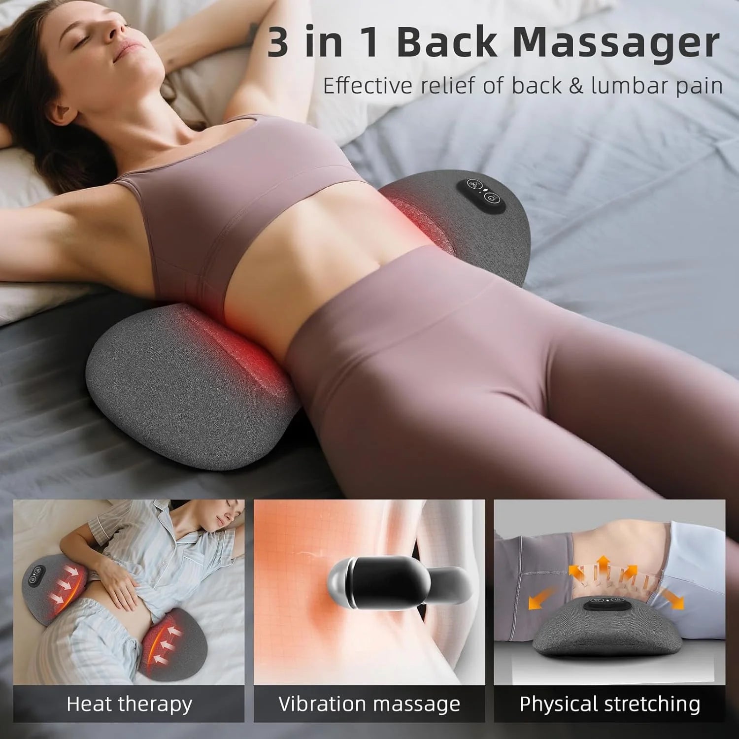 ComfortSpine™ Triple Fusion Lumbar Pillow