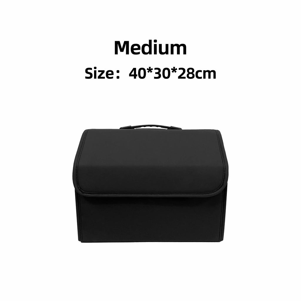 Premium PU Leather Car Trunk Organizer