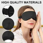 Silk Sleep Mask 2-Pack – Black Light-Blocking Eye Cover