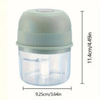 Electric Garlic & Vegetable Chopper – 260ml, USB Rechargeable