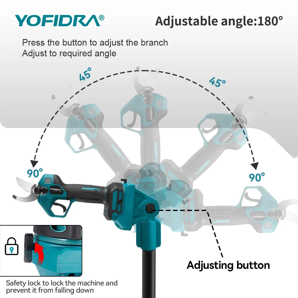 YOFIDRA Brushless Electric Chainsaw 3IN1 High Branch