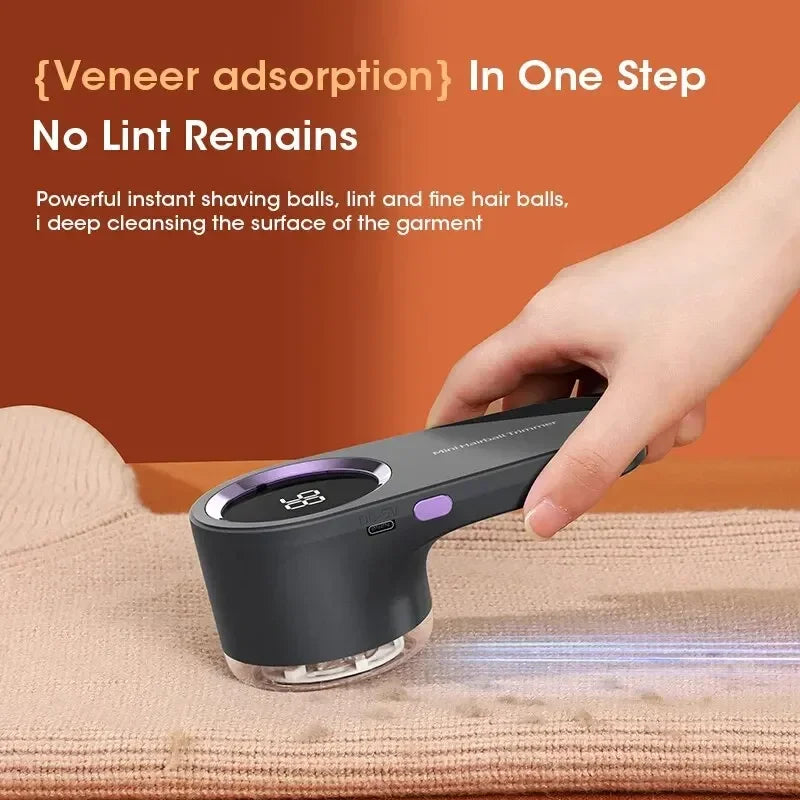 AeroLint™ Pro Electric Lint Remover | Digital Display Debobbler & Fabric Shave