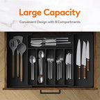 Extendable Kitchen Cutlery Storage Organizer