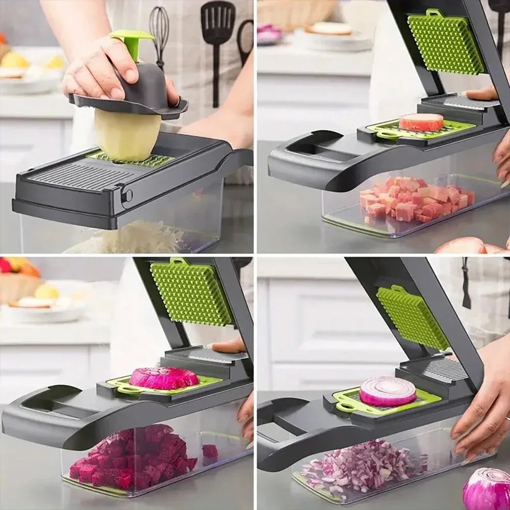 16 IN 1 Multifunctional Vegetable Chopper set