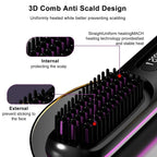 Professional Cordless Hair Straightening Brush - Multiverse store