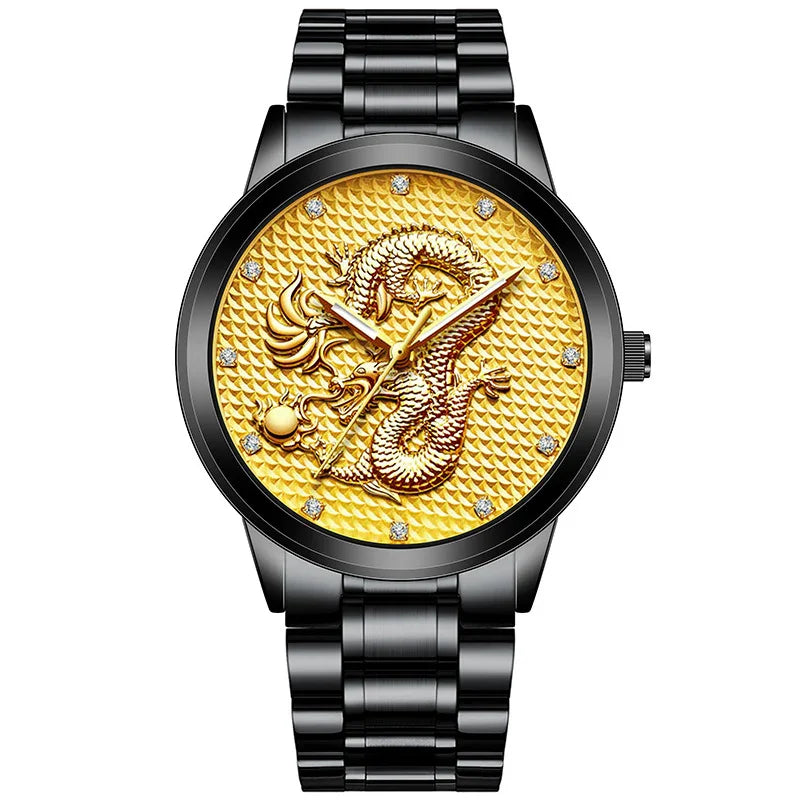 New Golden Dragon Men’s Casual Watch