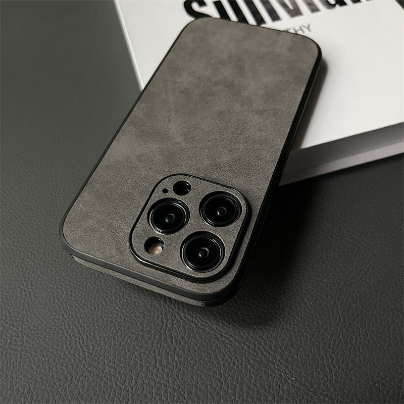 Full-edge Drop-resistant Protective Leather iPhone Case