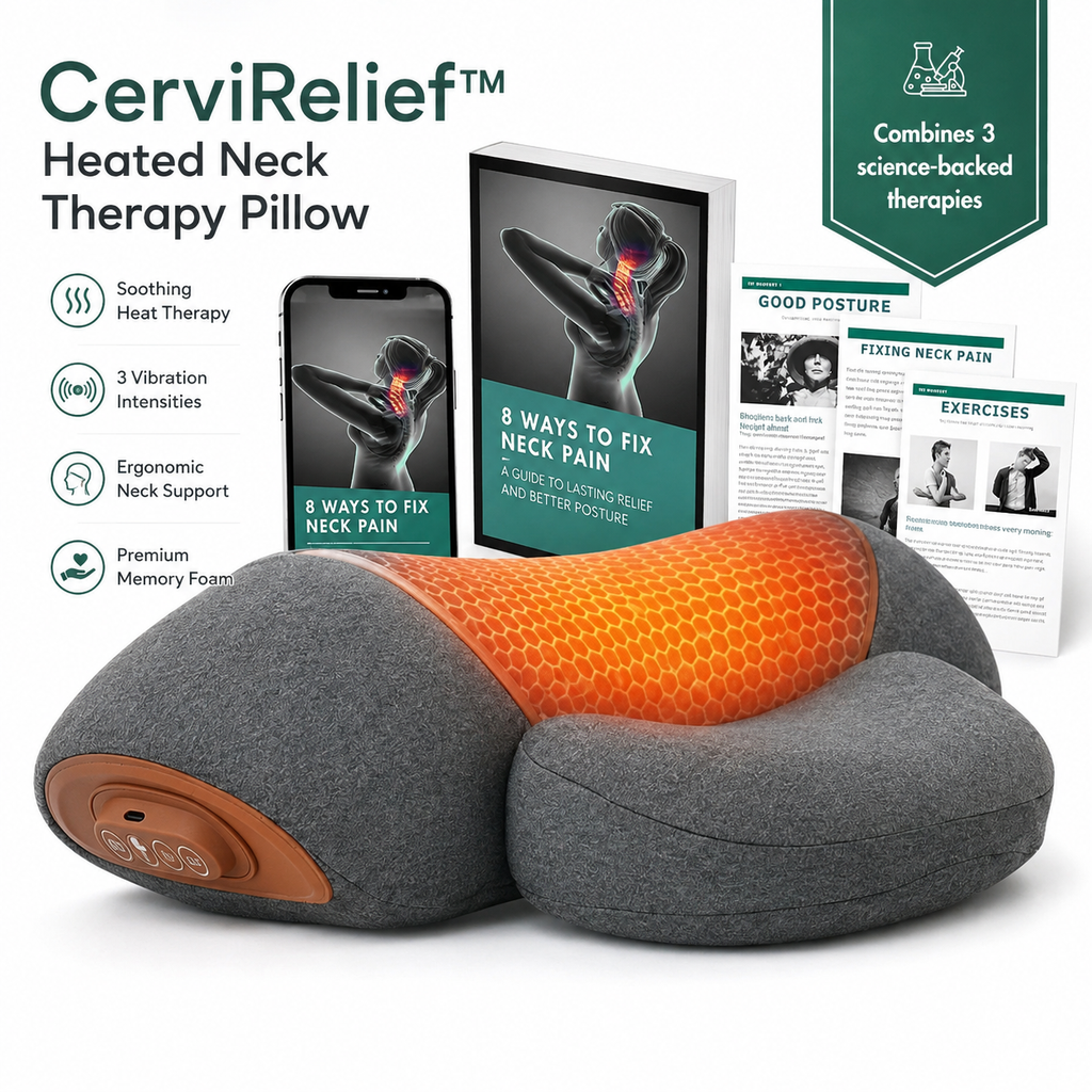 CerviRelief™ Heated Neck Therapy Pillow