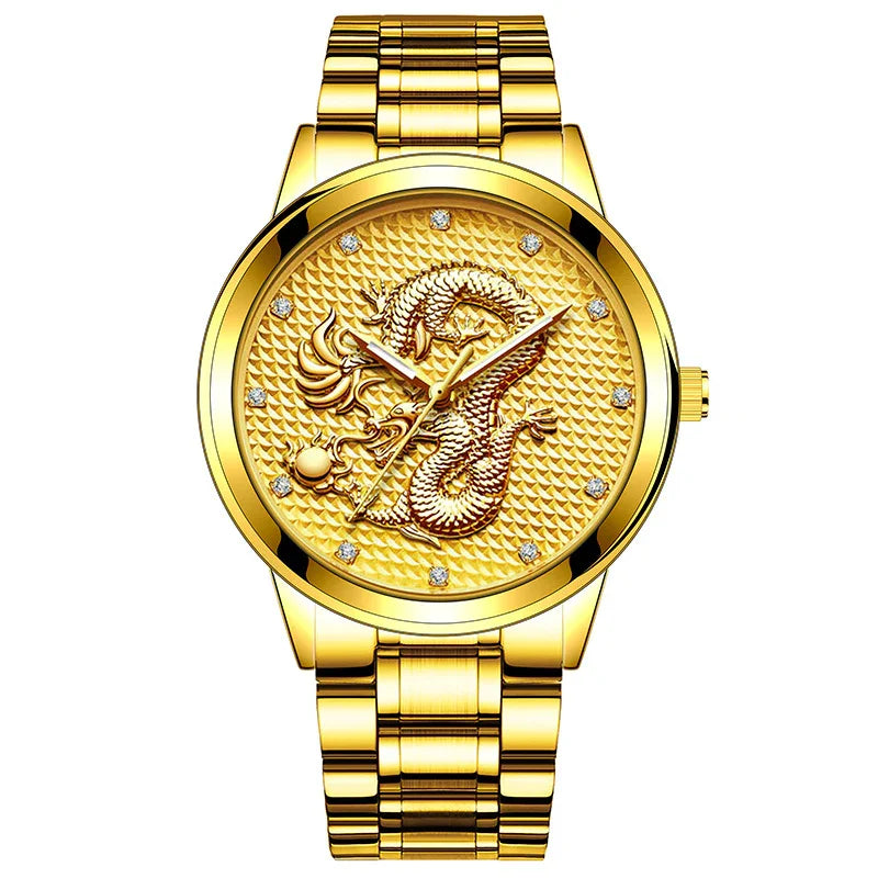 New Golden Dragon Men’s Casual Watch