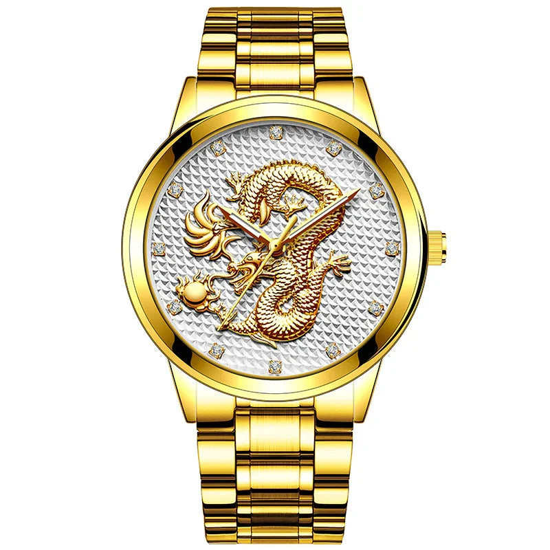 New Golden Dragon Men’s Casual Watch