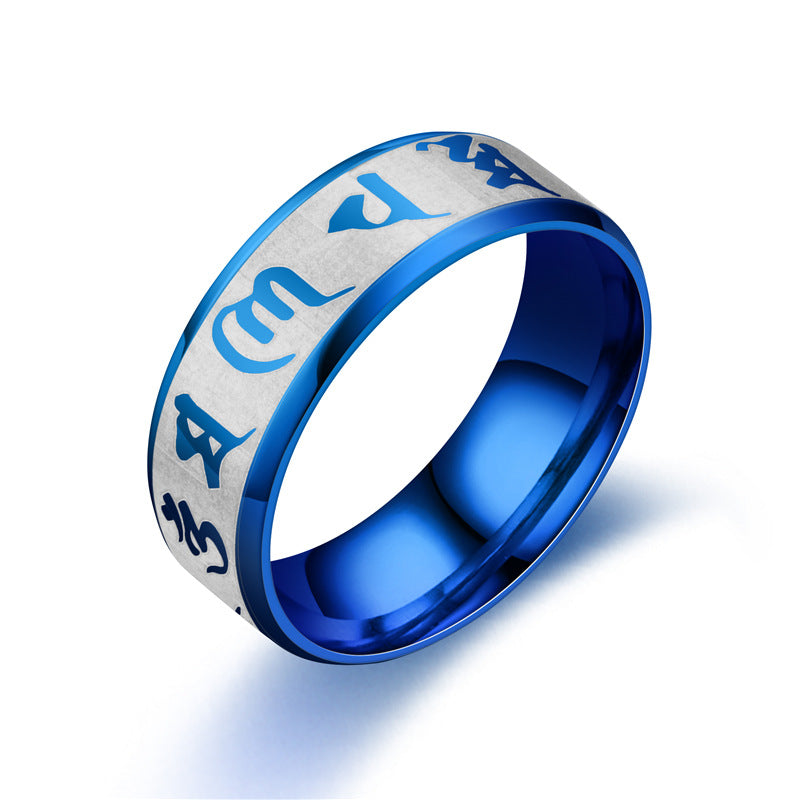 Mantra  Stainless Steel Ring For Men