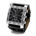 Cool Military-style Watch Square Dial Simulated Three-layer Design