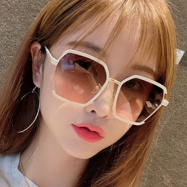Women’s Vintage Half-Frame +UV Protection Sunglasses