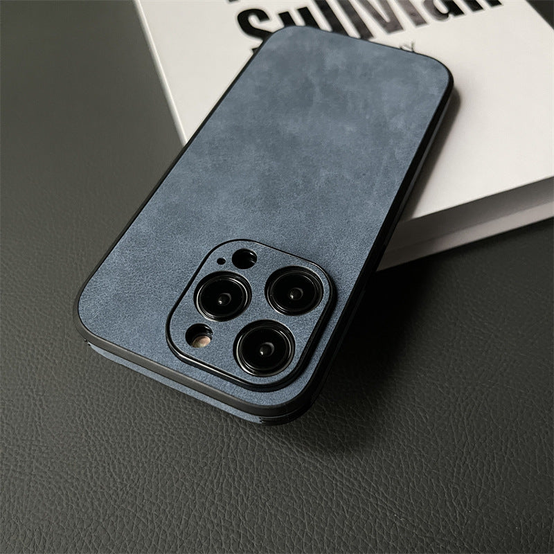 Full-edge Drop-resistant Protective Leather iPhone Case