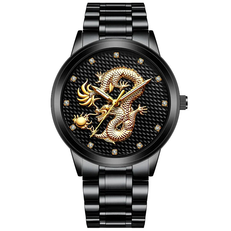 New Golden Dragon Men’s Casual Watch